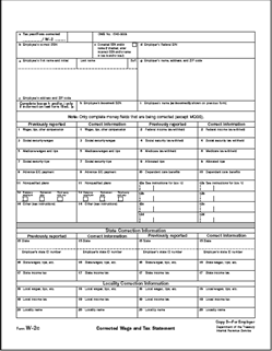 W-2C Employer Copy D - Laser Forms